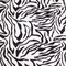 FabricLA | Fleece Fabric By The Yard | 36"X60" Inch Wide | Anti Pill Polar Fleece | Soft, Blanket, Throw, Poncho, Pillow Cover, PJ Pants, Booties, Eye Mask - Zebra - White Black (1 Yard)